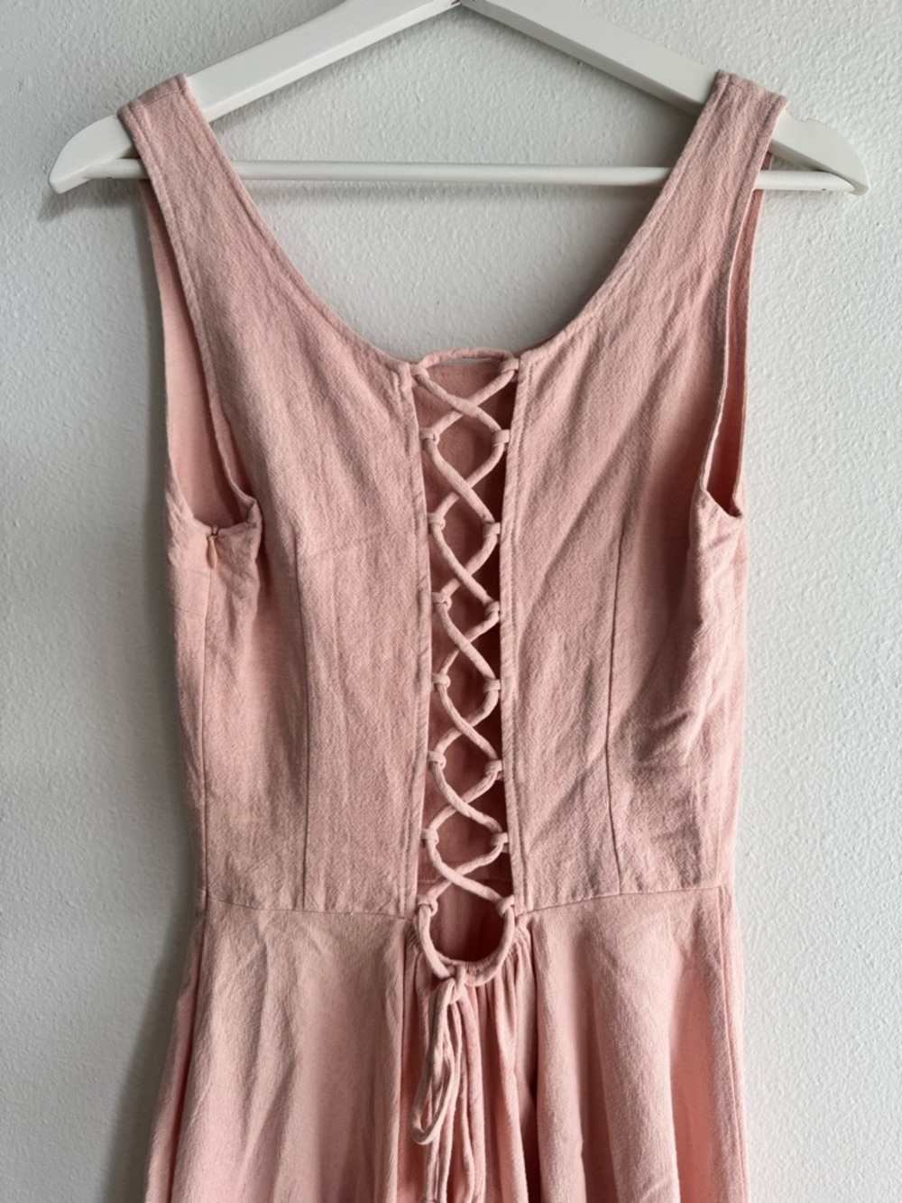 Aya sacred wear Lace-Up Back Maxi Dress - Picture 4 of 7